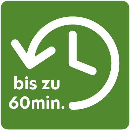 Symbol für 60 Minuten Laufzeit