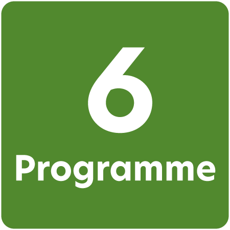 Symbol für 6 Programme