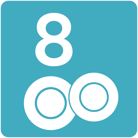 Symbol für 8 Maßgedecke