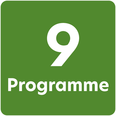 Symbol für 9 Programme