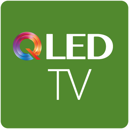 Symbol für QLED-Bildschirmtechnologie
