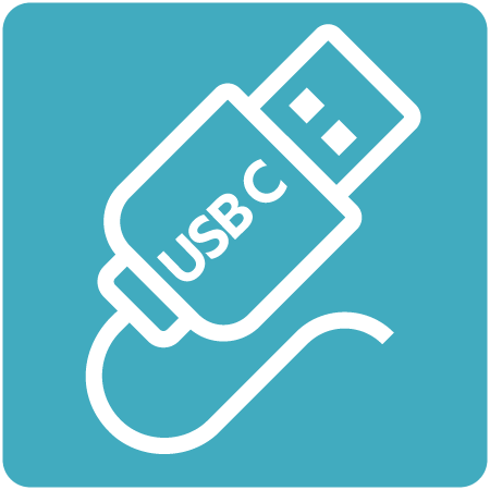 Symbol für #global.qi_USB_C#