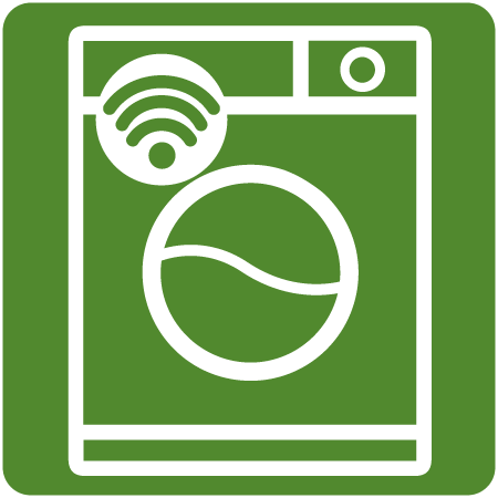 Symbol für WLAN-fähig mit Fernzugriff