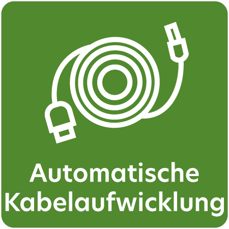 Symbol für automatische Kabelaufwicklung