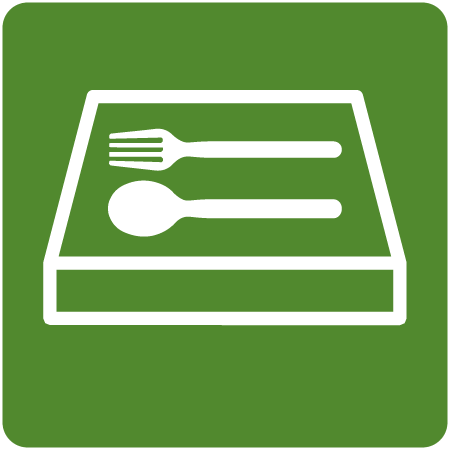 Symbol für Besteckschublade