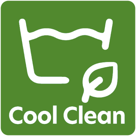 Symbol für Stromsparende Wäschepflege