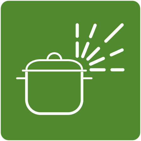 Symbol für Extra starke Reinigung
